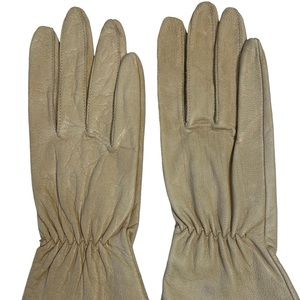 Vintage Women s Tan Leather Gloves by Stockman Sz Small